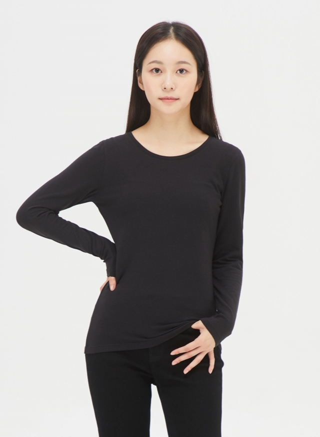 Nữ - Áo heatech giữ nhiệt cổ tròn dài tay ON AIR Super Warm Crew