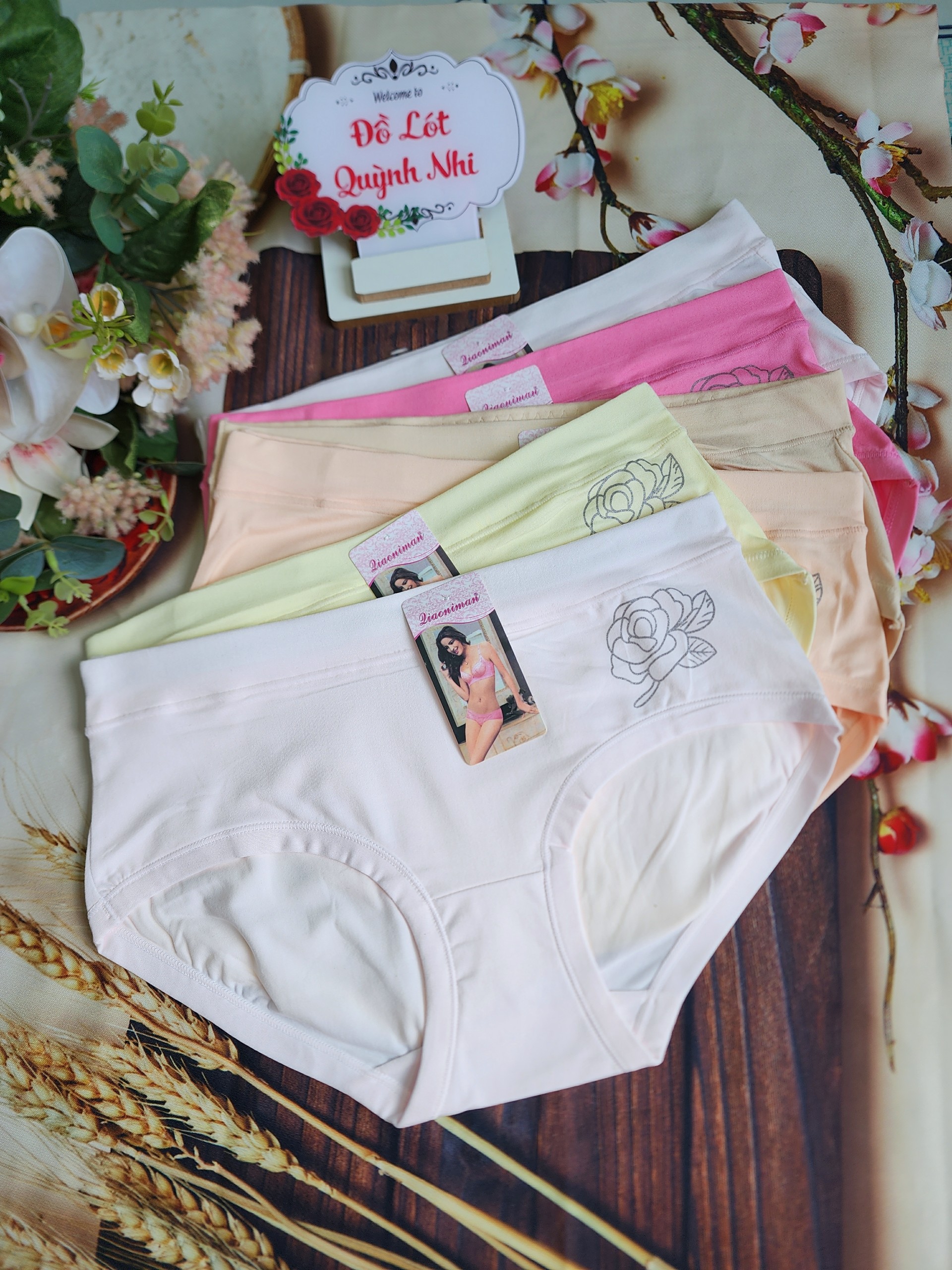 Combo 5 và 10 Quần Lót Cotton Thái Big Size Co giản Co Giãn Thoáng Mát Thấm Hút Mồ HôI Size : 60-75KG [1219]- Đồ Lót Quỳnh Nhi