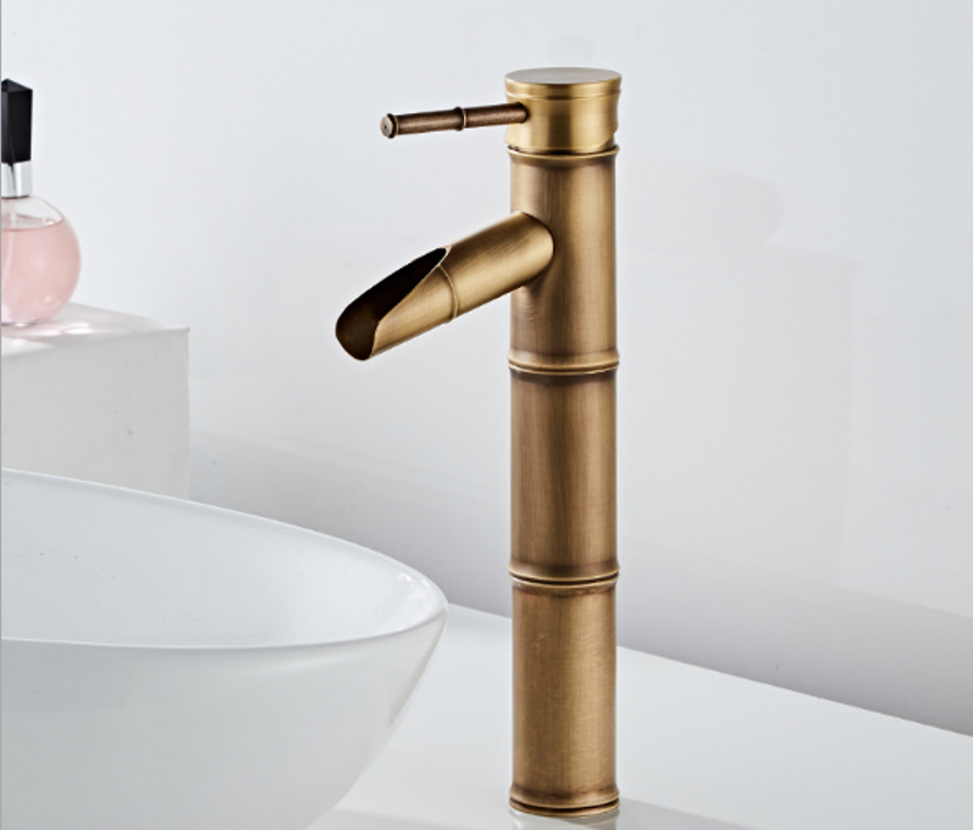 Vòi Lavabo cao giả cổ nóng lạnh MS8