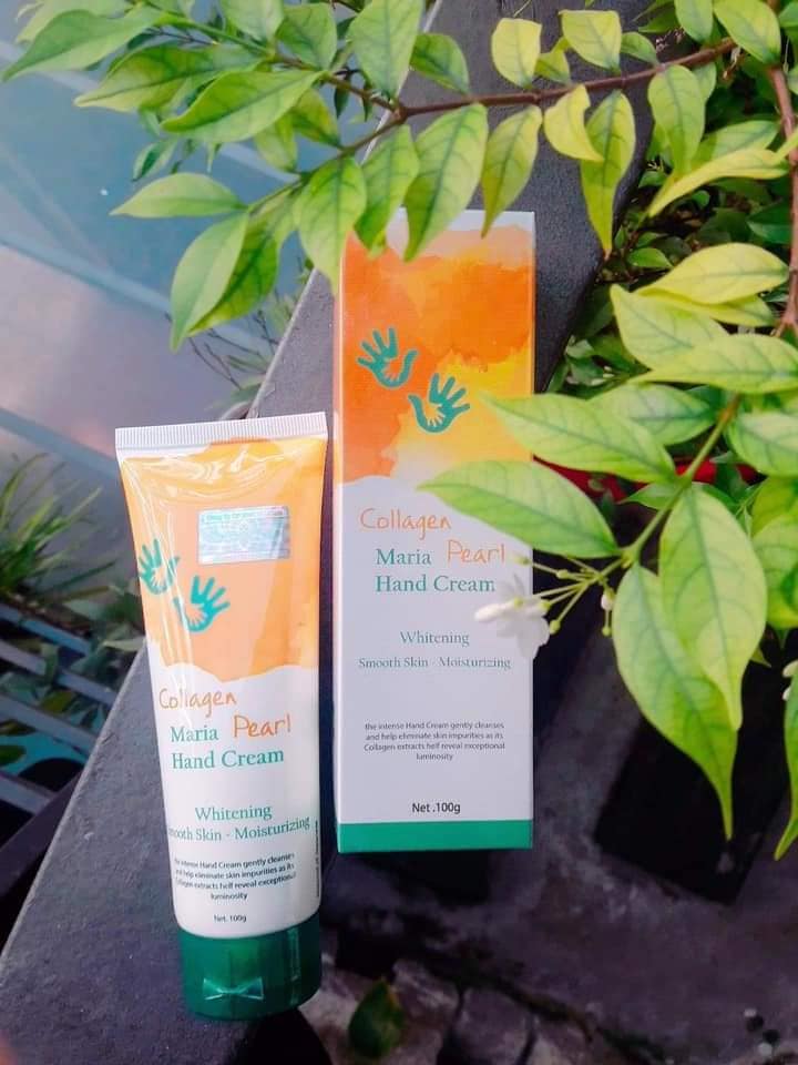 Kem dưỡng da tay collagen pearl - maria hand cream