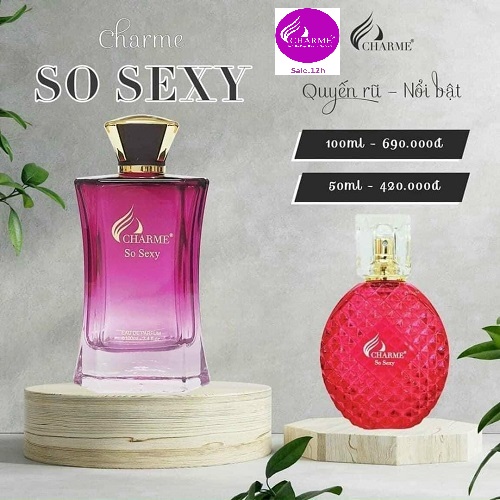 Nước hoa charme_so_sexy 50ml 100ml chính hãng