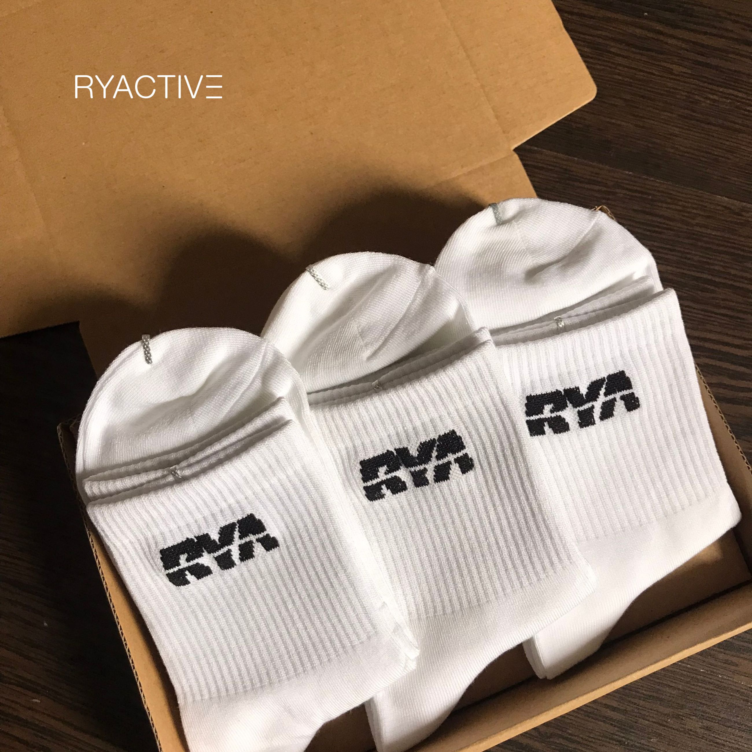Combo 03 đôi tất/vớ thể thao cổ cao ryactive