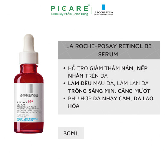 [DATE 03/24] Tinh Chất Giảm Các Dấu Hiệu Lão Hóa Da La Roche Posay Re-tinol B3 Serum 30ml