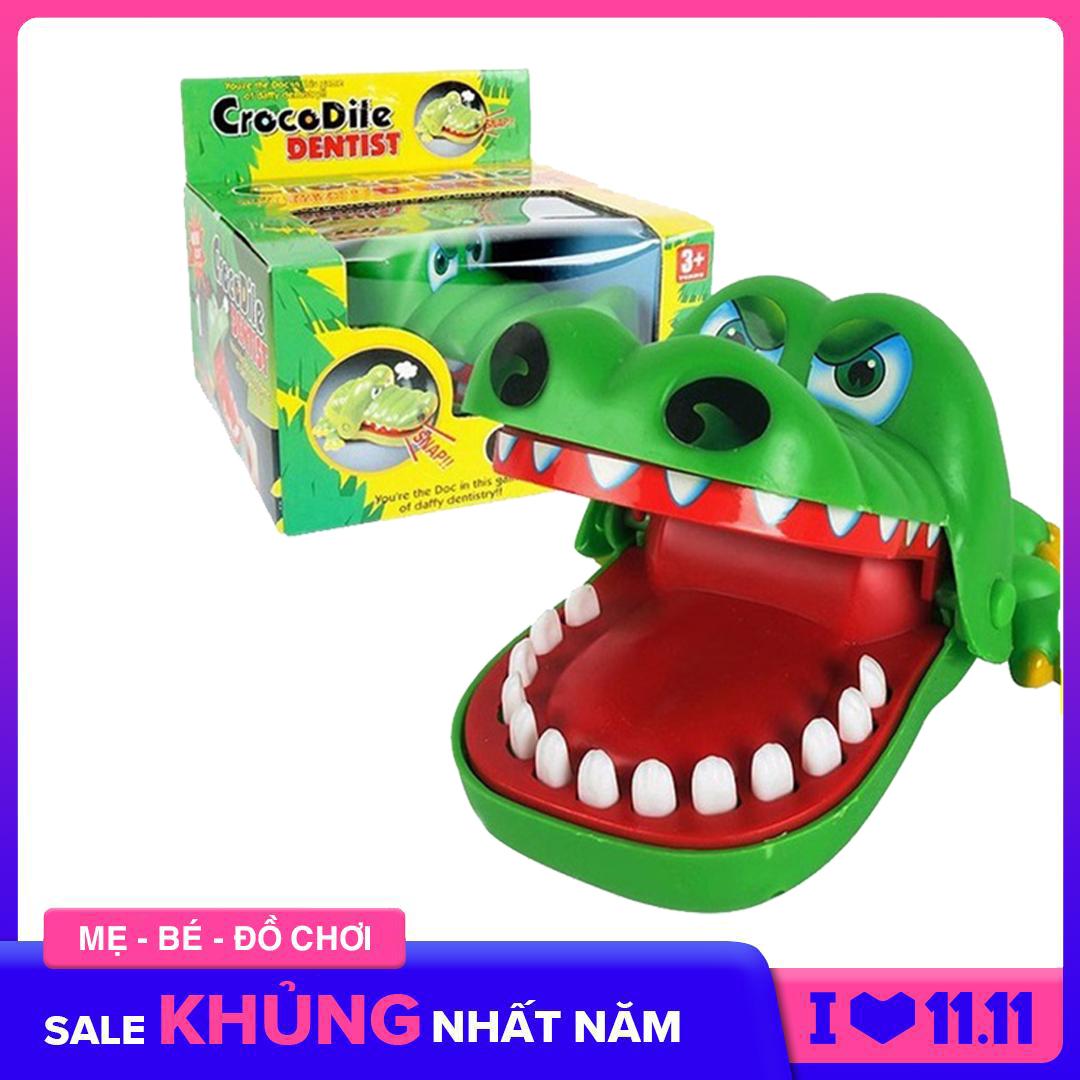 Đồ chơi Khám răng cá sấu Loại lớn Chất liệu nhựa cao cấp an toàn , Màu sắc tươi sáng bắt mắt, trò chơi vui nhộn mang tính giải trí cao, mang lại tiếng cười thoải mái cho bé - Home Baby