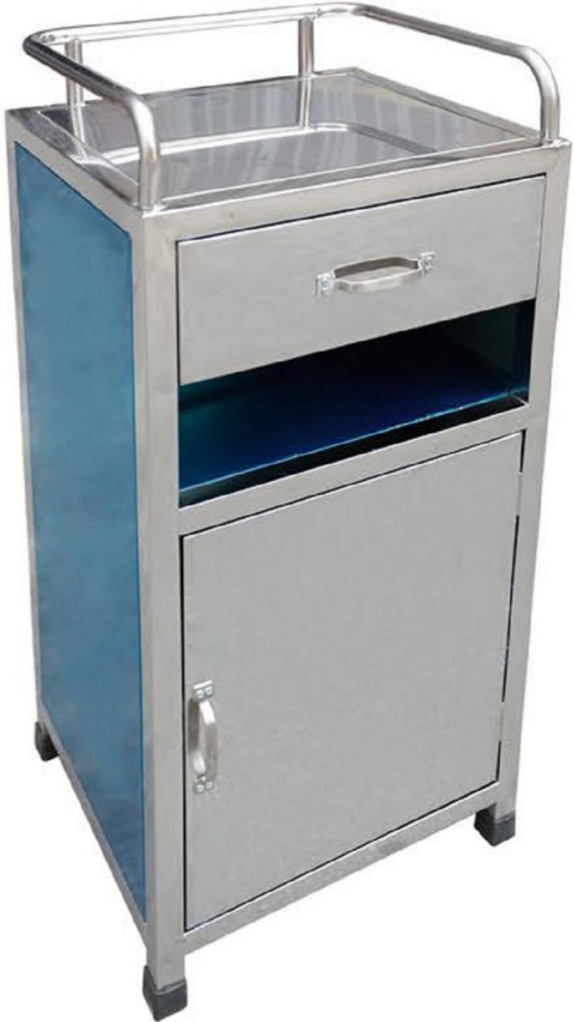 Tủ đầu giường y tế inox