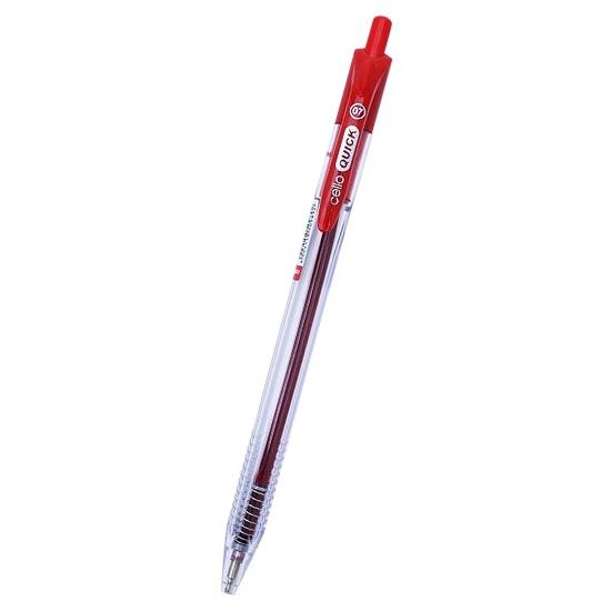 Hộp 20 Chiếc Bút Bi Cello Quick 0.7mm ( Xanh, đen, đỏ )