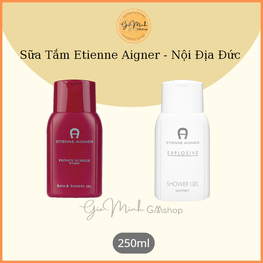 Sữa tắm nước hoa etienne aigner, a đỏ, a trắng 250ml , thơm lâu, dưỡng trắng da- nội địa đức