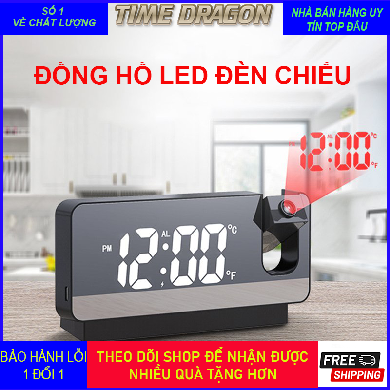 Đồng hồ led để bàn decor phòng, Có Thể Điều Chỉnh Độ Sáng, đặt báo thức Đồng Hồ Để Bàn Số Lượng Lớn