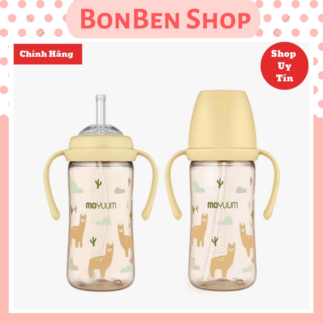 BÌNH HÚT MOYUUM HỌA TIẾT LẠC ĐÀ, MÂY, TRƠN ĐỦ SIZE 170ML - 270 ML; BONBEN SHOP CAM KẾT HÀNG CHÍNH HÃNG