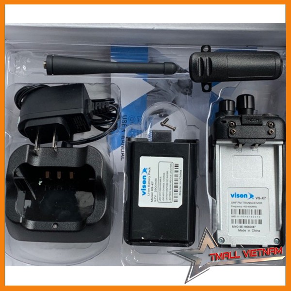 Bộ đàm giá rẻ visen vs-x7 bảo hành chính hãng 60 tháng