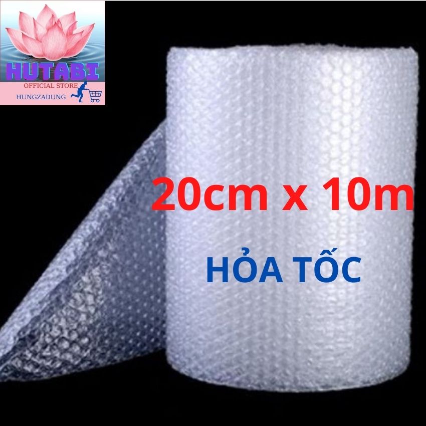 20cm x 10m Xốp Hơi Chống Sốc, Bọc Hàng Chống Sốc, Xốp Chống Sốc, Xốp, Màng Xốp Khí, Xốp Nổ Gói Hàng Loại Dày, Kích Thước Đa Dạng