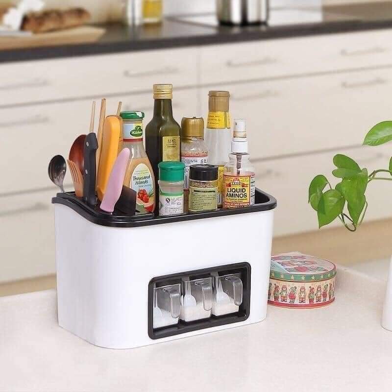 Kệ để đồ đựng gia vị nhiều ngăn nhà bếp đa năng