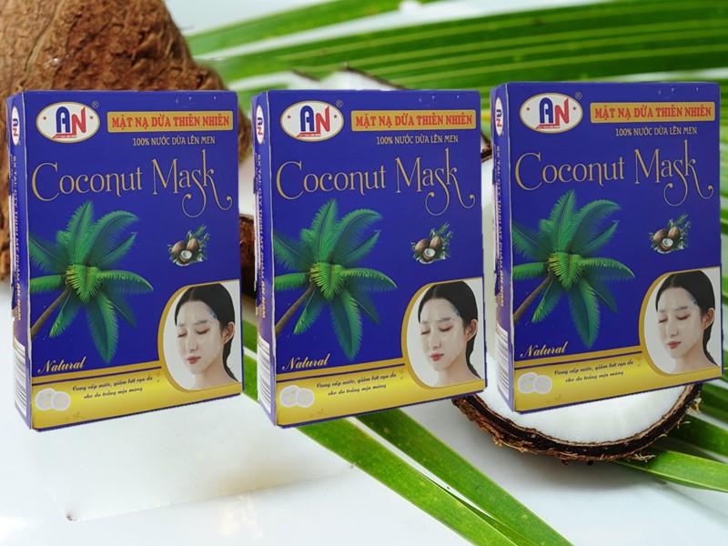 Combo 3 Hộp Mặt nạ dừa thiên nhiên