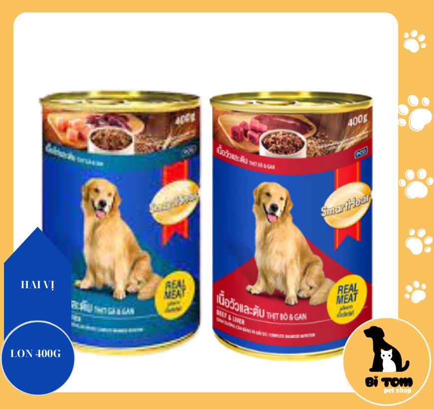Pate cho chó smartheart lon 400gr