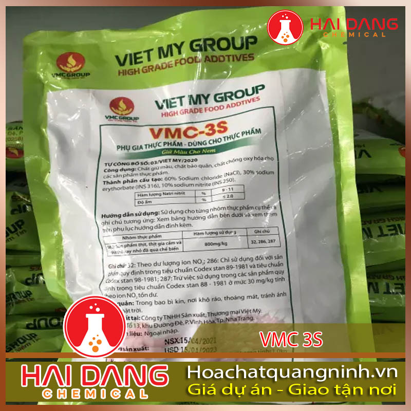PHỤ GIA TẠO MÀU CHO GIÒ CHẢ , NEM VMC 3S