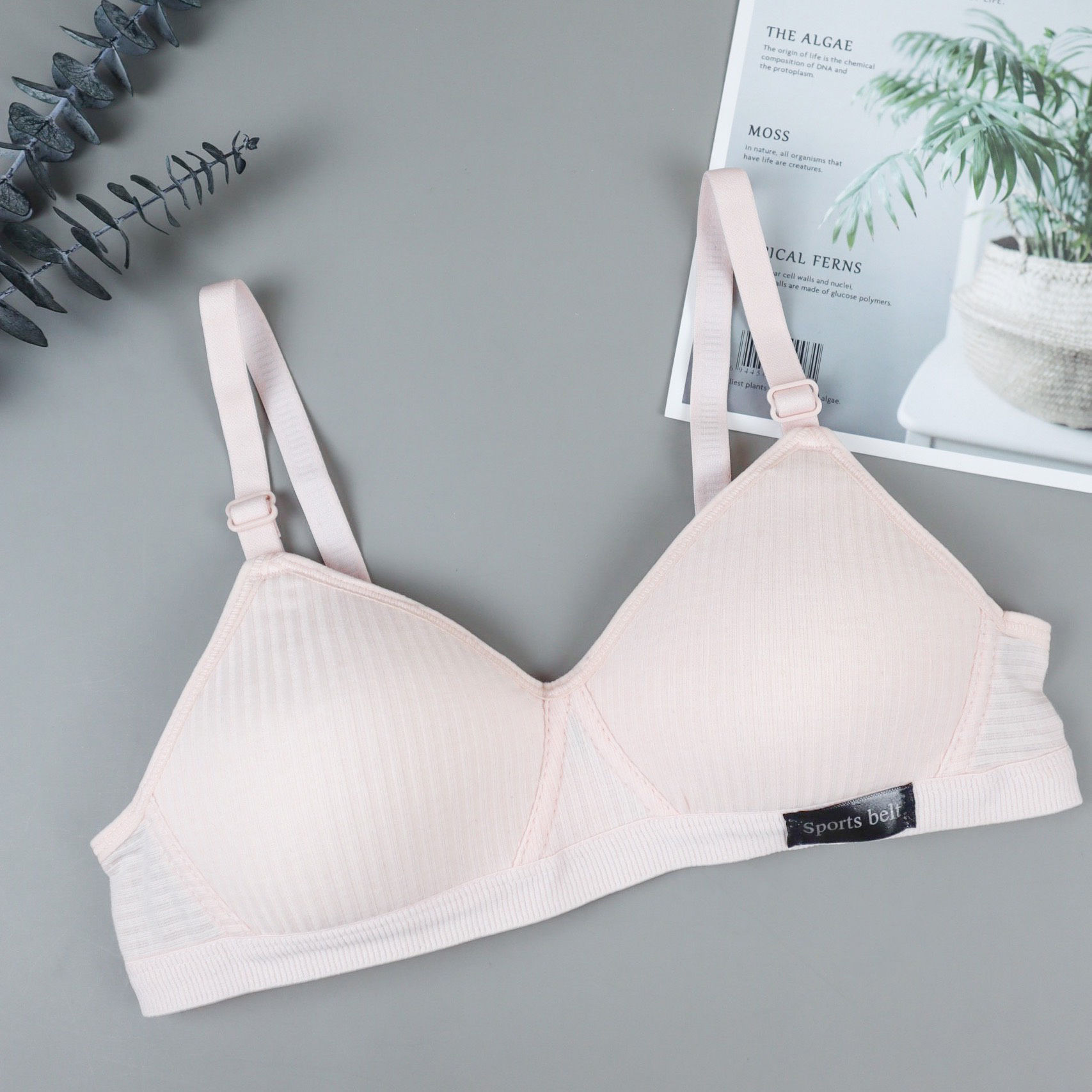 Áo ngực nữ cotton không gọng nâng ngực BRA LUNE , áo lót nữ mềm mại thoáng mát tôn vòng 1 gợi cảm mã ANM-01