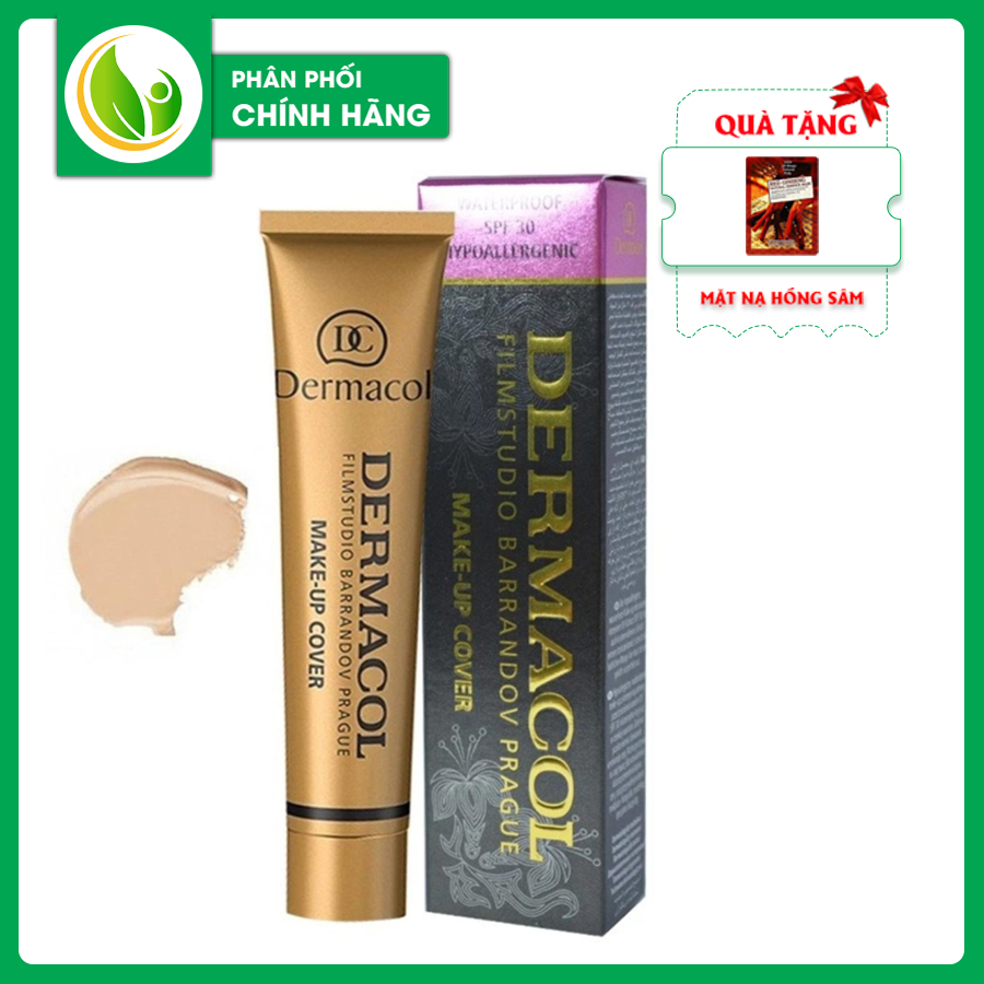 Kem Nền Trang Điểm Dermacol Make - Xóa Xăm. Che Khuyết Điểm
