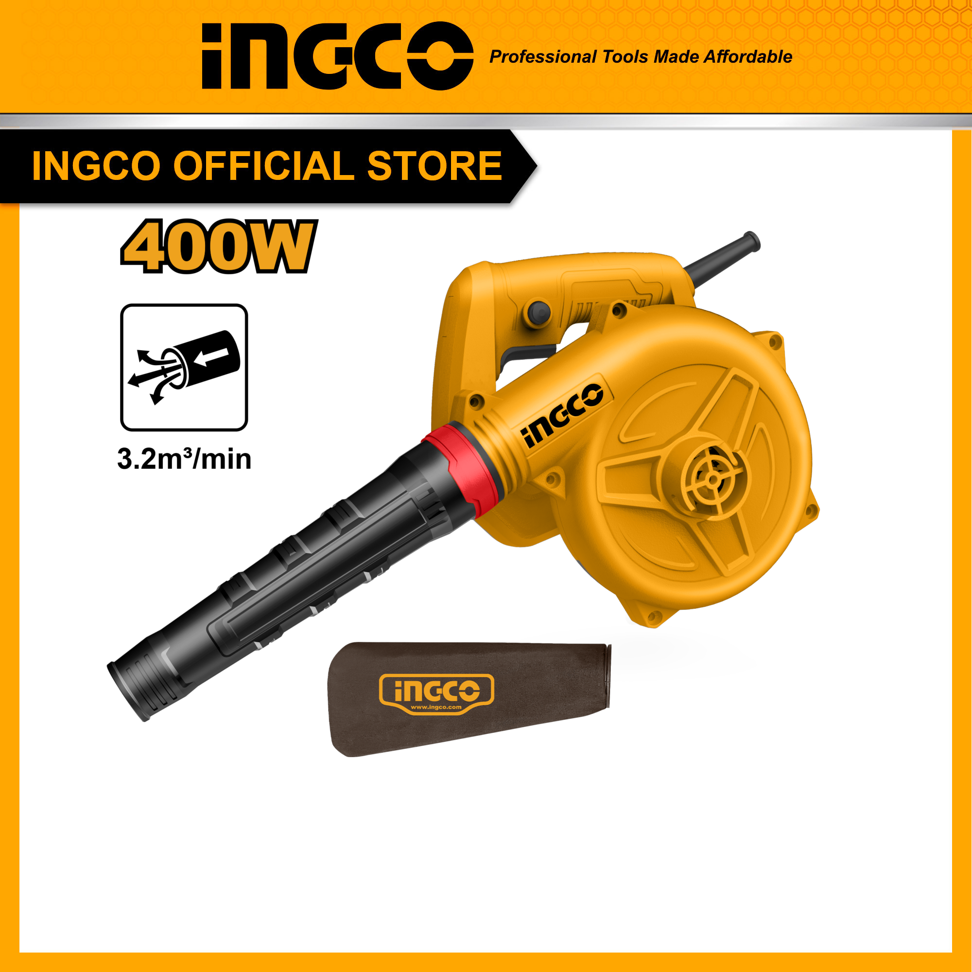 Máy thổi bụi | hút bụi ingco 400w / 650w