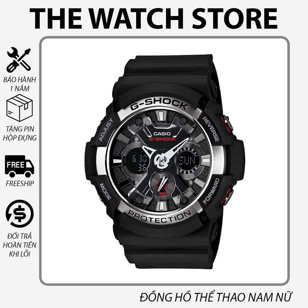 Đồng hồ CASIO G-SHOCK GA-200 Cao Cấp - Vẻ đẹp cơ học và kim loại