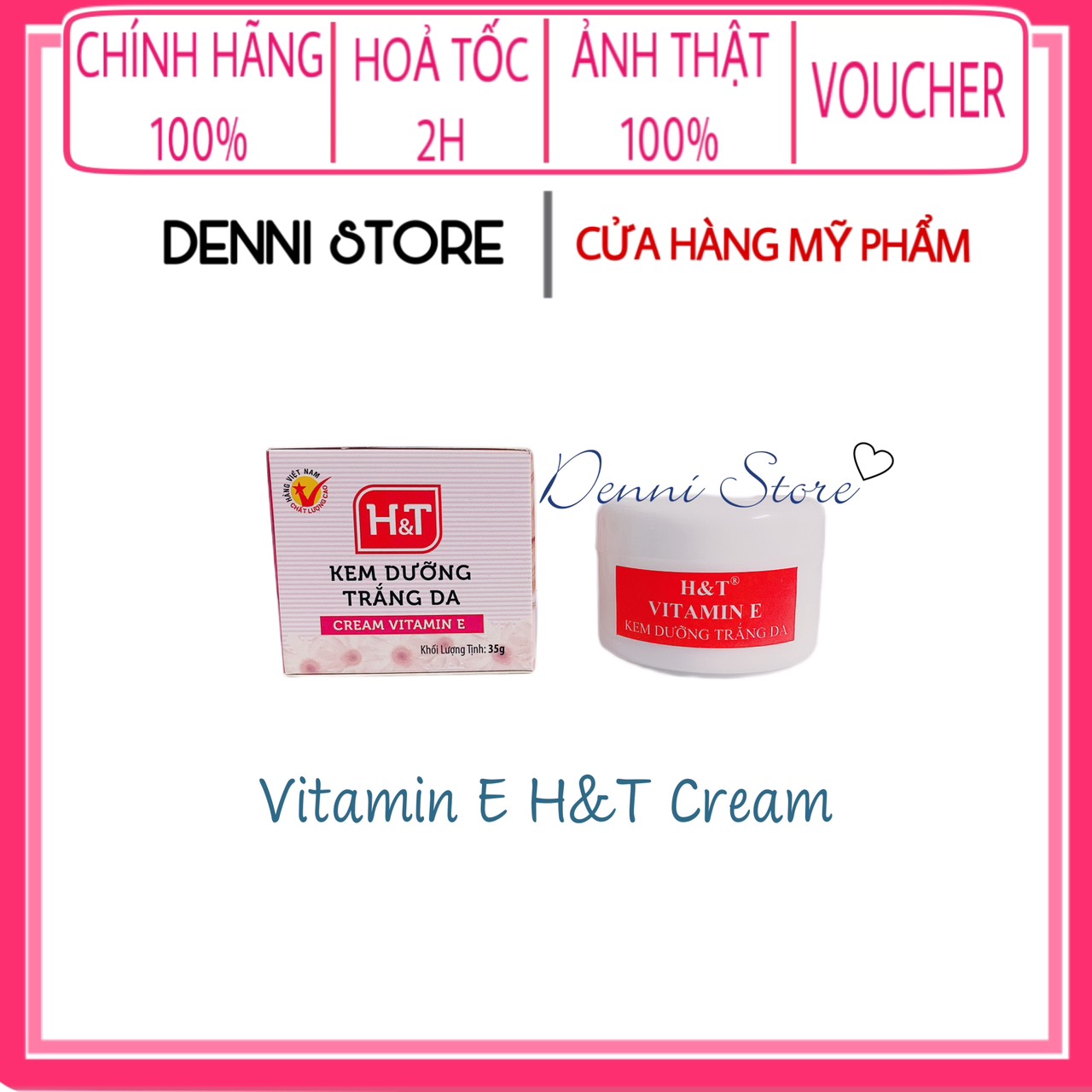 Lẻ hộp kem vitamin e h&t 35g