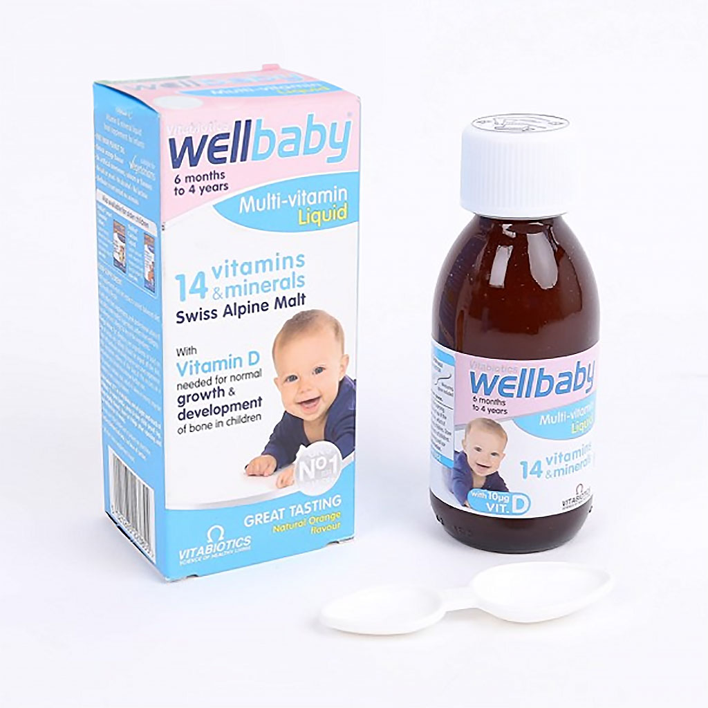 Vitamin Tổng Hợp Cho Bé Wellbaby Multi-Vitamin Liquid 150ml