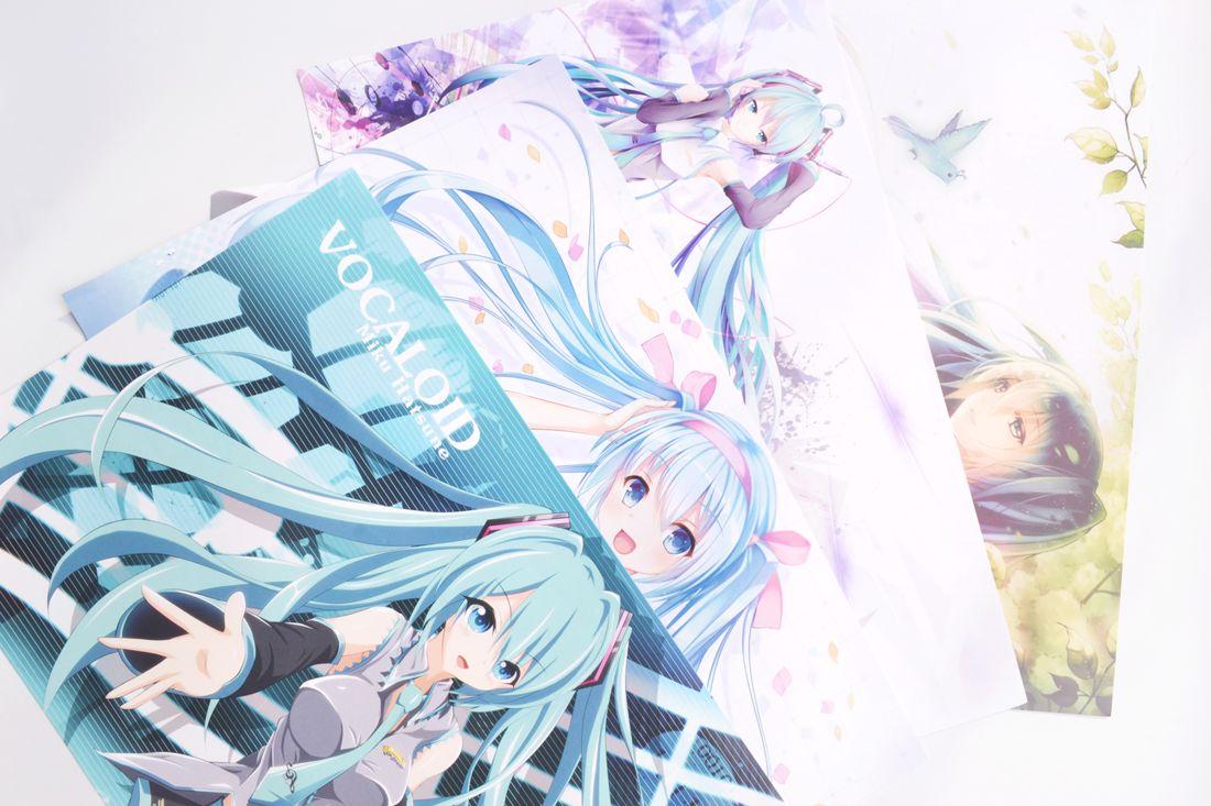 [7-11/12 VOUCHER 8%][thanh lý bán lỗ] Bộ 8 tấm poster Anime - Hatsune Miku [AAM] [PGN23]