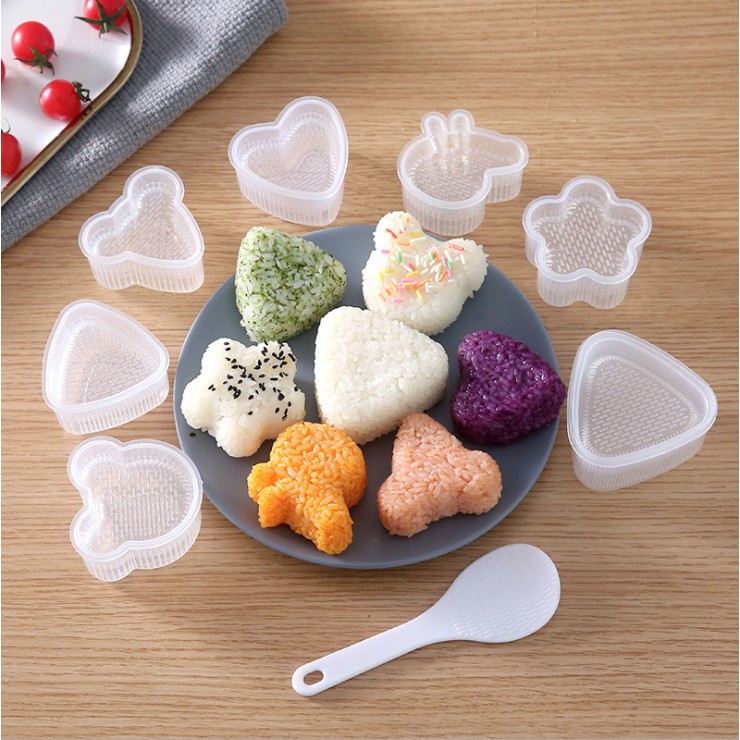 Khuôn làm cơm nắm bento, làm thạch, bánh tạo hình dễ thương cho bé ăn dặm AD67
