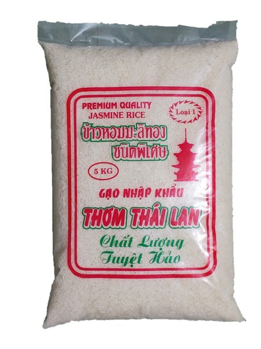 Gạo thơm thái lan túi 5 kg