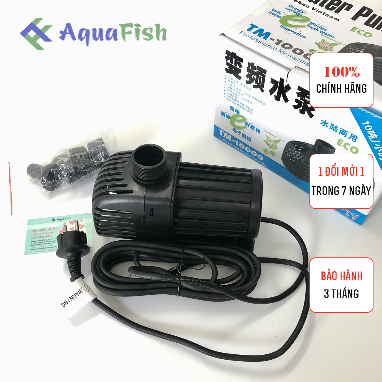 Máy Bơm Chìm Hồ Cá Koi Jebao TM 3500 - 10000 (máy bơm nước hồ cá Koi chuyên dụng)