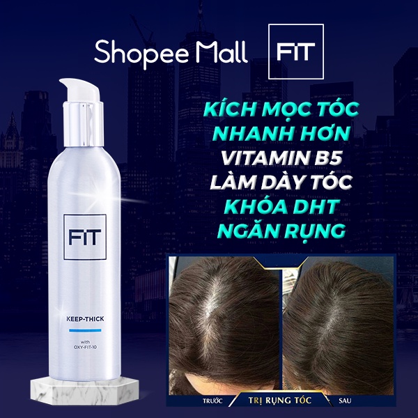 Serum kích thích mọc tóc dht blockers fit keep thick - 250ml - tặng khăn/lược