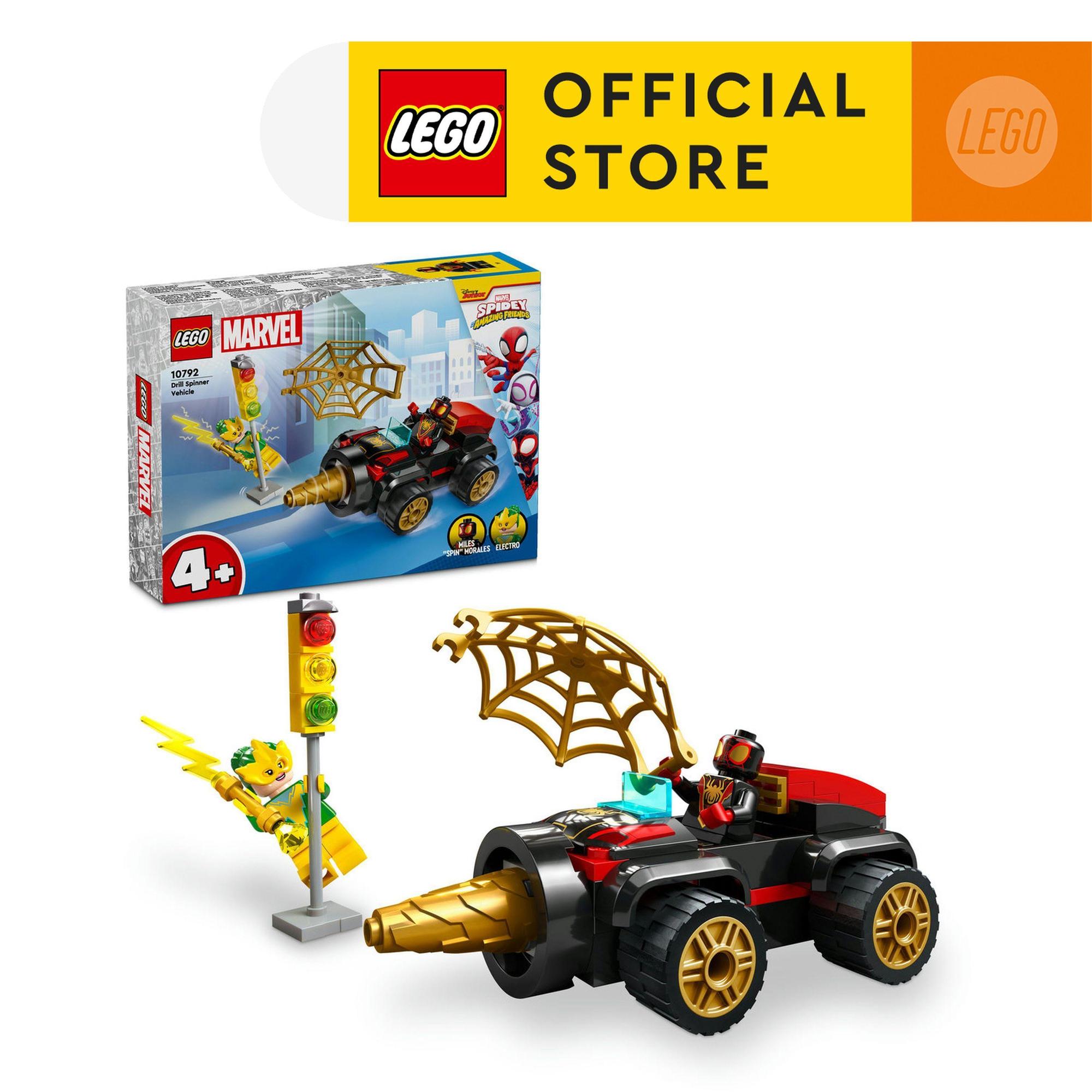 Lego spidey 10792 đồ chơi lắp ráp xe máy khoan của miles morales