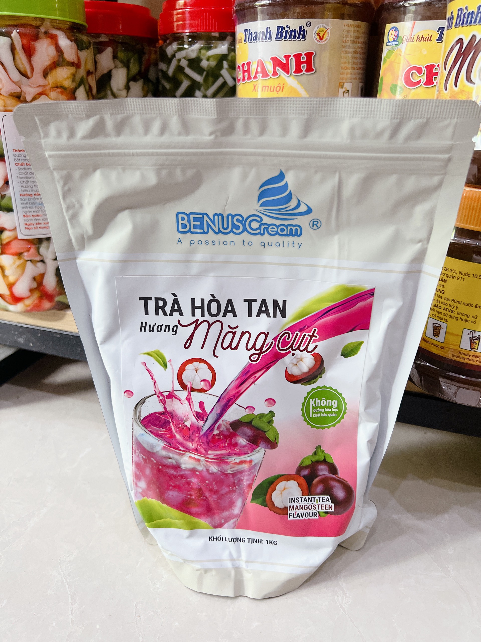 Trà hòa tan măng cụt