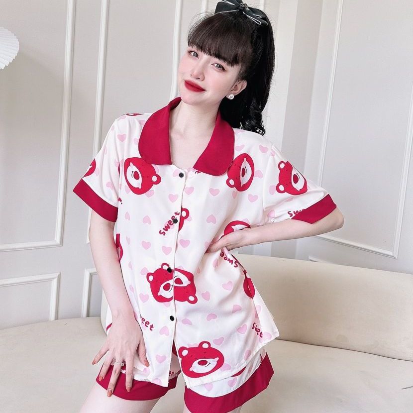 Đồ Bộ Bigsize 50-100kg Đùi Pijama Lụa Nhật