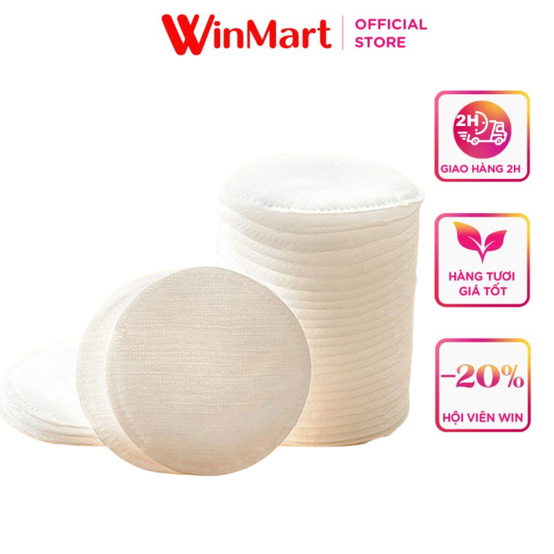 Siêu thị WinMart - Bông tẩy trang tròn 120 miếng Winmart Home