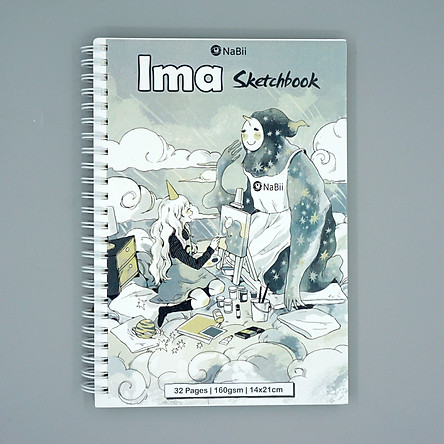 Sổ vẽ phác thảo chuyên dụng NaBii Ima Sketchbook 160gsm