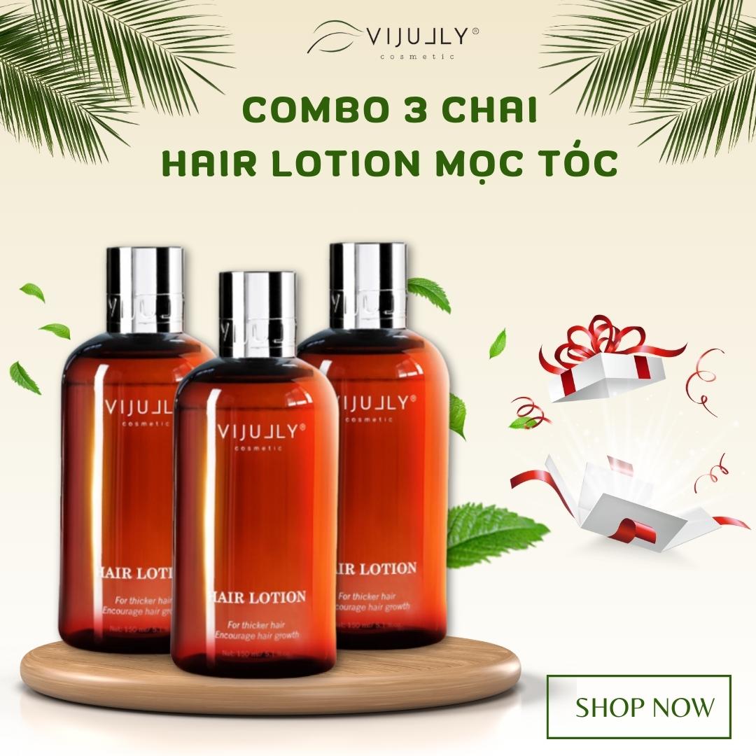 [ ViJully ] Combo 3 Chai Giá Sỉ Tinh Dầu Bưởi Vi Jully Kích Mọc Tóc - Làm Dày Tóc & Giúp Tóc Nhanh Dài