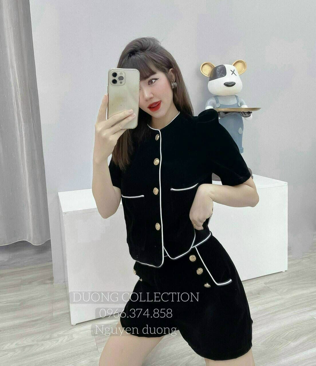 [Mẫu Mới]Set Bộ Viền Đen Chất Liệu Vải Umi Cao Cấp Tinh Tế Thời Thượng HARI