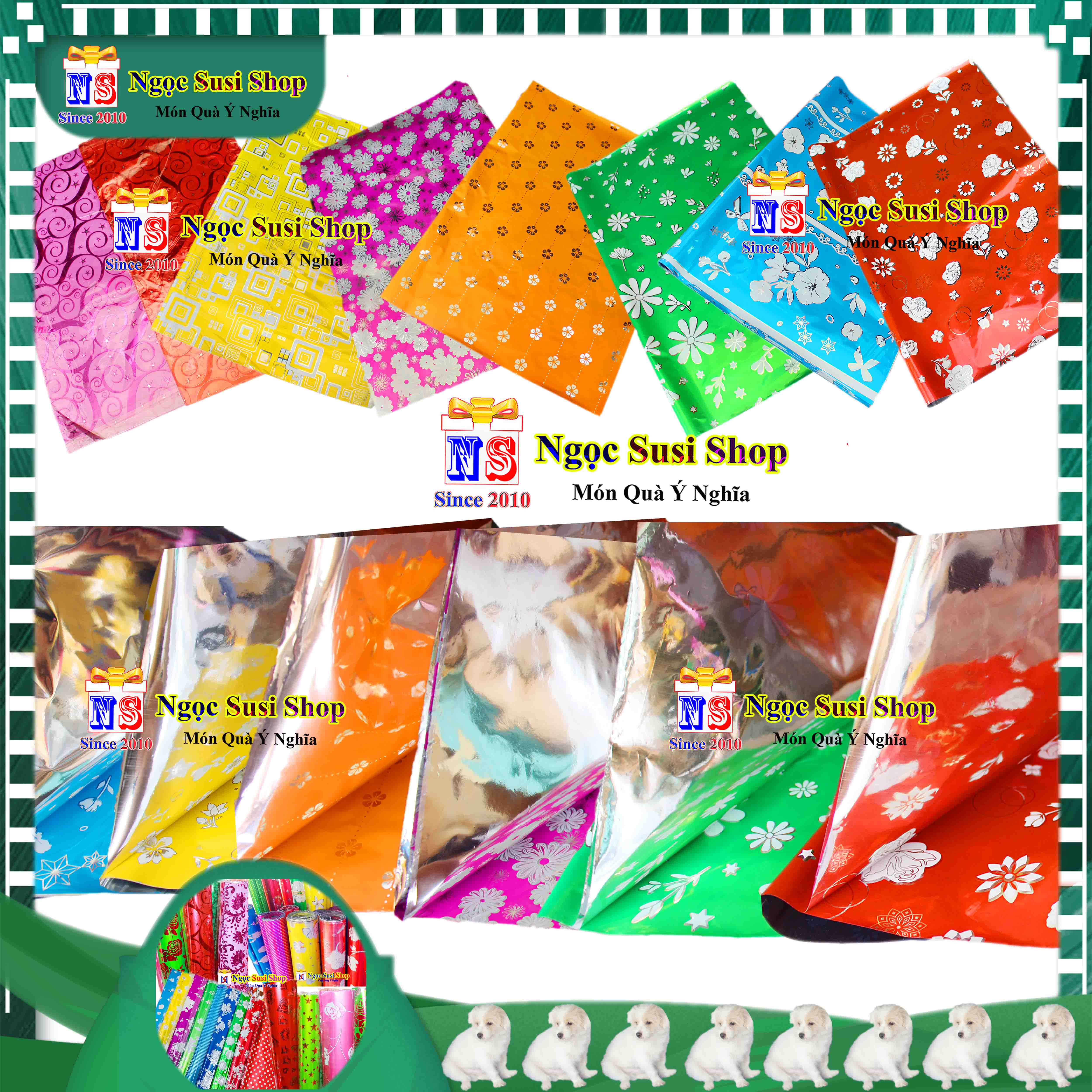 [COMBO 3-10] GIẤY GÓI QUÀ KIẾNG  CAO CẤP SIZE 70X50CM CỰC ĐẸP  - GIẤY KIẾNG GÓI QUÀ [NGẪU NHIÊN MẪU MÀU]