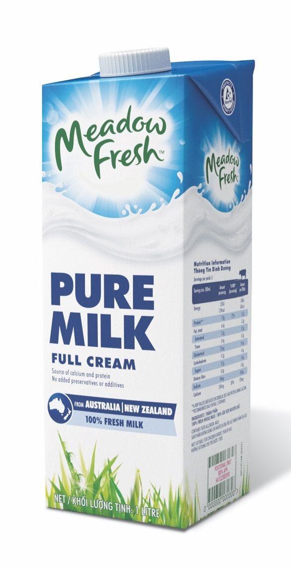 1 Hộp Sữa Meadowfresh Full Cream loại 1 lit