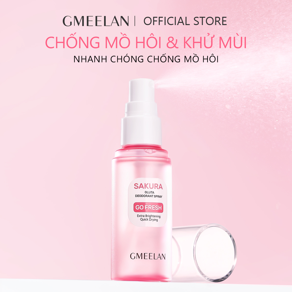 GMEELAN Xịt hỗ trợ khử mùi SAKURA GLUTA 50ml Bodycare