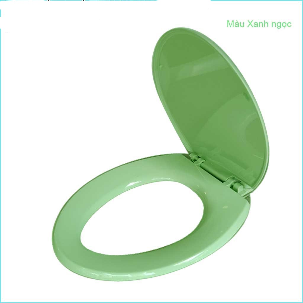 Nắp bồn cầu màu xanh ngọc