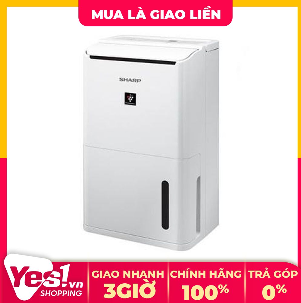 Máy lọc không khí và hút ẩm sharp dw-d12a-w - bảo hành chính hãng - voucher 10% tối đa 400k