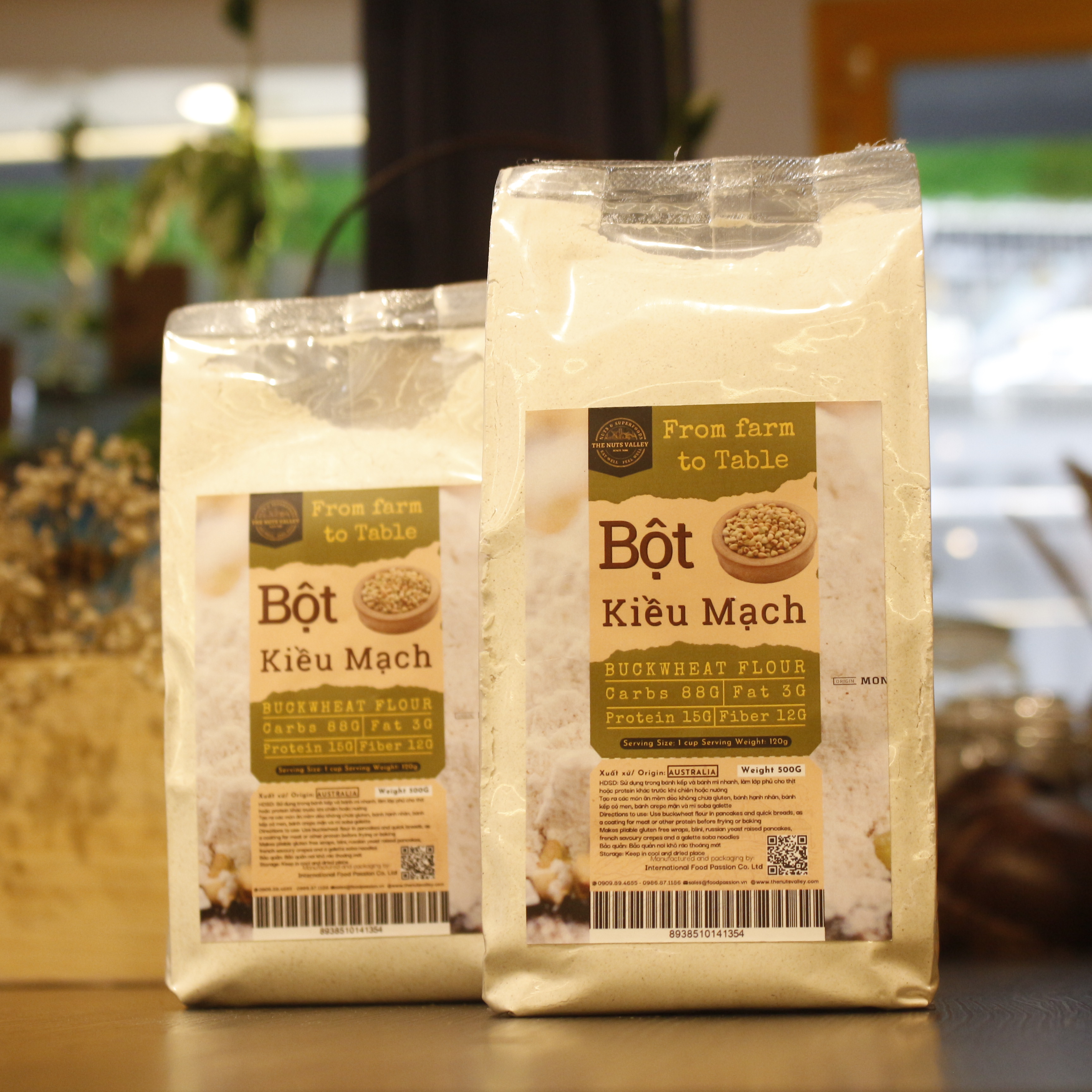 Bột kiều mạch và hạt kiều mạch làm bánh, nấu ăn - buckwheat the nuts valley