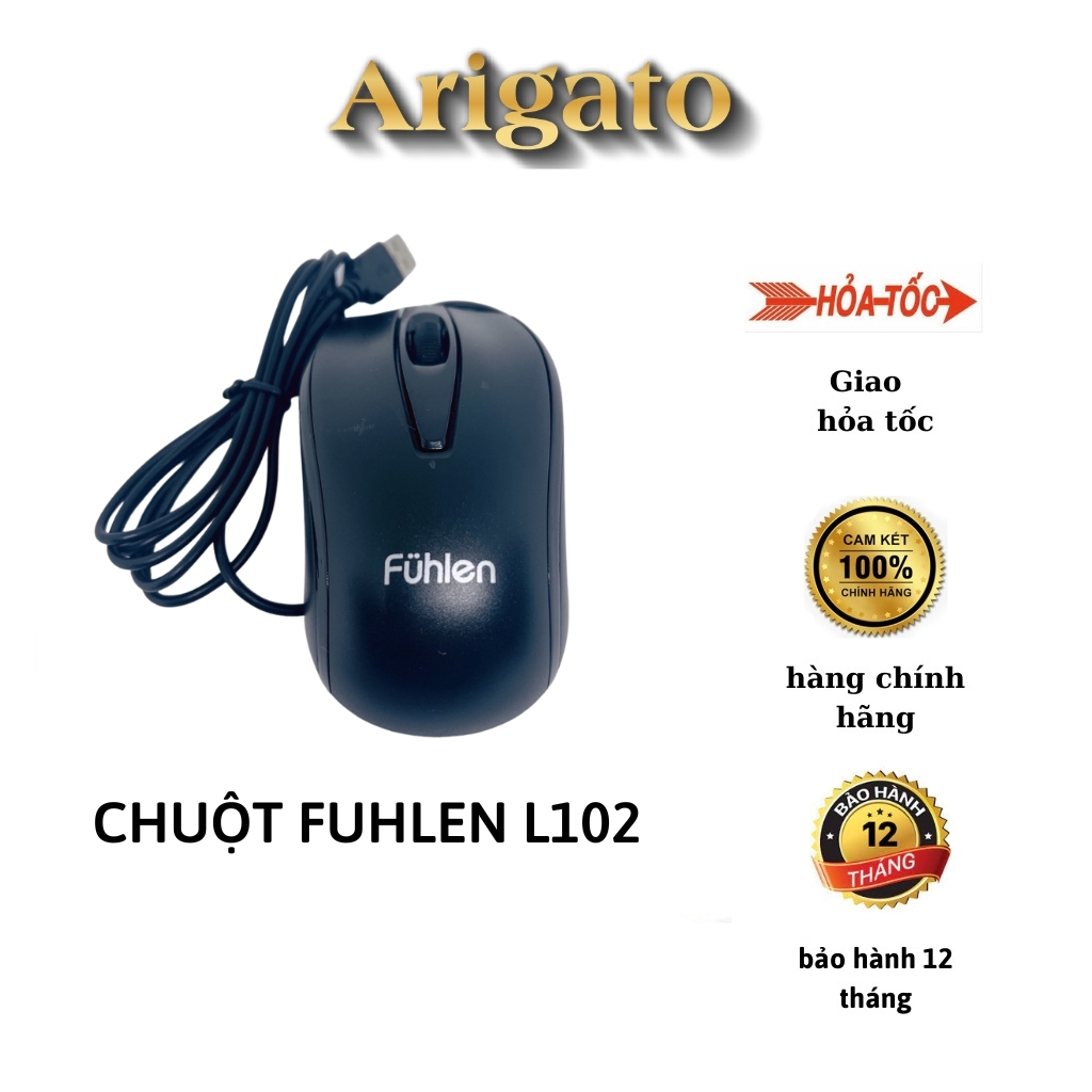 Chuột có dây Fuhlen L102 hàng nhập khẩu-bảo hành 12 tháng