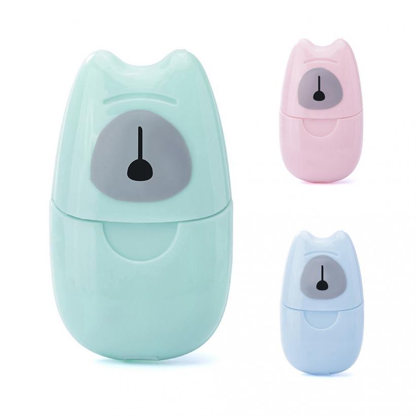 Xà Phòng Giấy bỏ túi - Xà Phòng Khô Rửa tay - Hộp 50 miếng xà phòng giấy