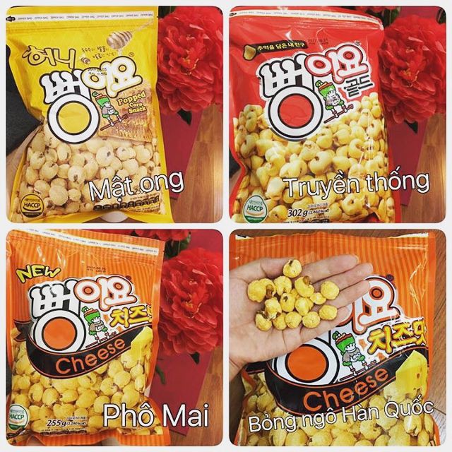 Bỏng Ngô Hàn Quốc Bbongjyo 255gr