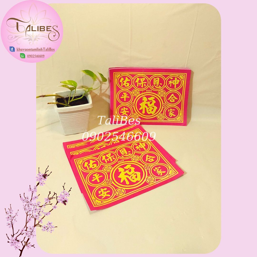10 tờ giấy bình an / vàng mã giấy bình an / giấy cúng bình an talibes