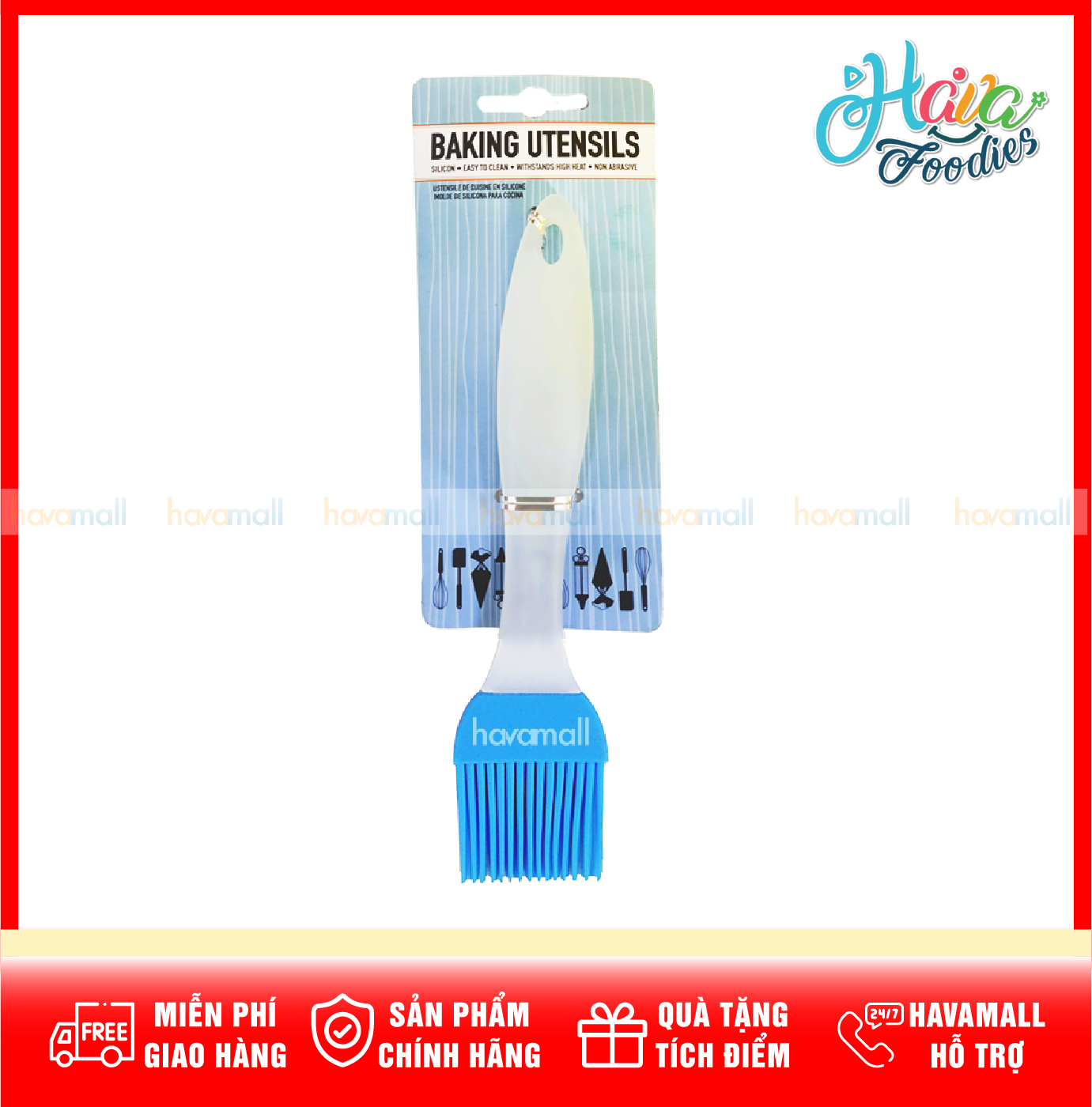 Cọ Làm Bánh Bằng Silicon – Uncle Bills Silicon Baking Utensils