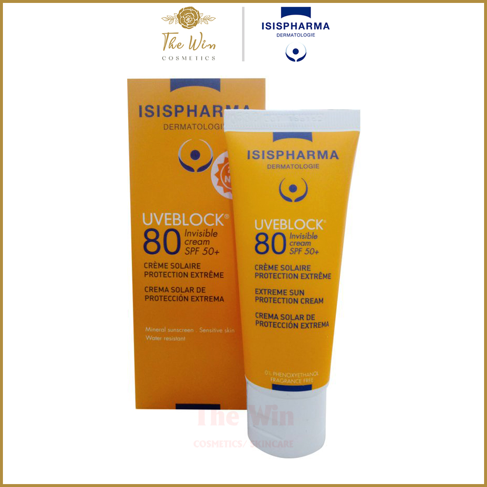 Kem Chống Nắng Bảo Vệ Da Tối Đa Uveblock 80- ISIS Pharma 40ml