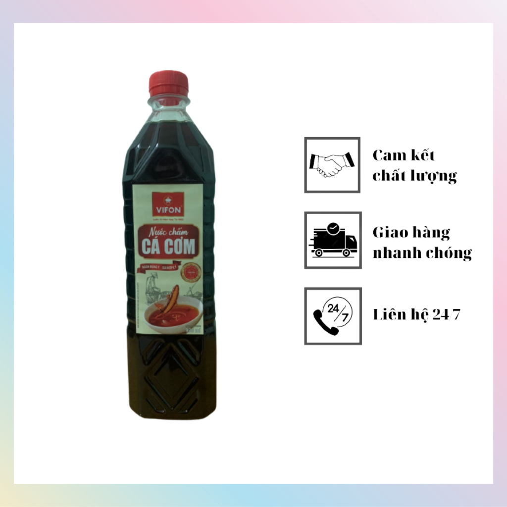 Nước chấm cá cơm Vifon 900 ml,nước mắm cá cơm thơm ngon chuẩn vị